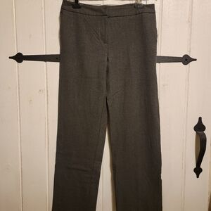 Charter Club Womens Pants Flat Front Aluson Fit Gray Career Size 8 Petite